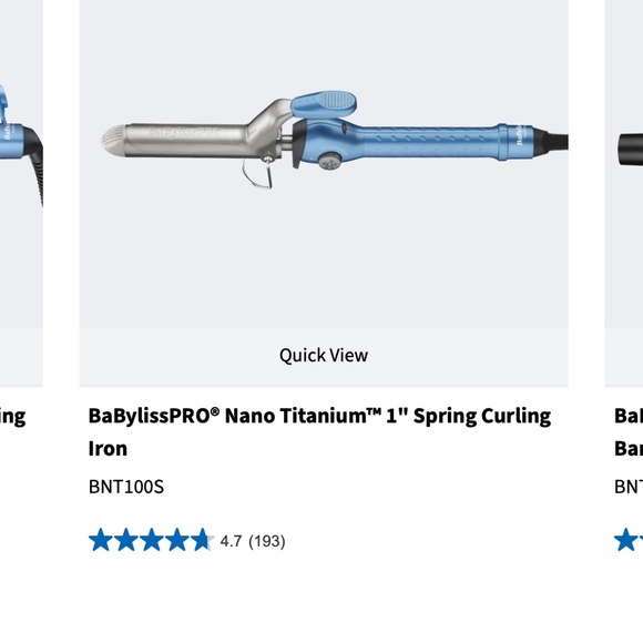 BaByliss Nano Titanium Pro 1" curling iron - Picture 3 of 3